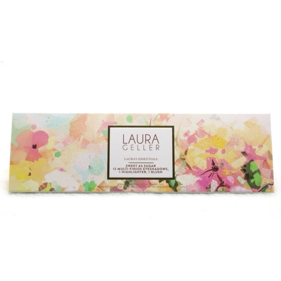 NIB Laura Geller SWEET AS SUGAR 12 Pan Eyeshadow Palette 1 Highlighter & 1 Blush - Picture 1 of 9